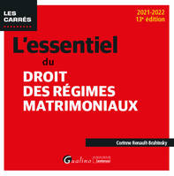 L'essentiel du droit des régimes matrimoniaux