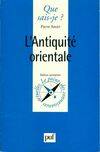 Antiquite orientale (l')