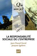 LA RESPONSABILITE SOCIALE DE L'ENTREPRISE (2ED) QSJ 3837