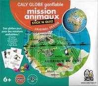 GLOBE GONFLABLE ANIMAUX