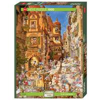 PUZZLE 1000 PC ROMANTIC TOWN BY DAY