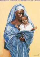 Vierge Africaine, Carte double Vie de Jésus Mafa