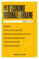 Revue d'économie régionale et urbaine Nº5/2022 Varia, Varia