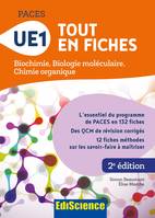 PACES - UE1 Tout en fiches - Biochimie, Biologie moléculaire, Chimie organique, Biochimie, Biologie moléculaire, Chimie organique