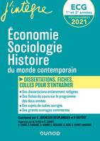 ECG 1 et 2 - Economie, Sociologie, Histoire du monde contemporain, Dissertations, études de cas, colles pour s'entraîner