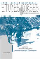 Études corses n° 84-85, La Corse : un terrain bon à penser. Hommage à Georges Ravis-Giordani