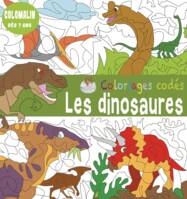 Coloriages codés - Les dinosaures