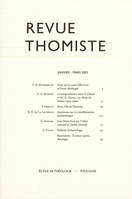 Revue thomiste - N°1/2005