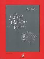 La technique moderne pour l'accordéon-piano, Un cours méthodique pour l'accordéon-piano I: Main droite. accordion.