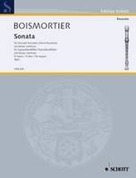 Sonata Ré majeur, descant recorder (tenor recorder) and basso continuo.