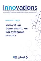 Innovations  n° 67, Innovation permanente en écosystèmes ouverts