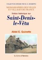 Notice historique sur Saint-Denis-le-Vêtu