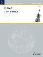 Salut d'Amour, D Major. op. 12/3. violin and piano.