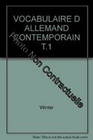 Vocabulaire allemand contemporain