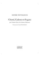 Choral, Cadence Et Fugato, Trombone Tenor Solo Et Orchestre D'Harmonie-Pties