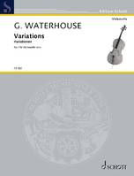 Variations, for violoncello solo. cello. Edition séparée.