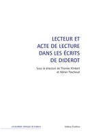 4, Lecteur et acte de lecture dans les écrits de Diderot