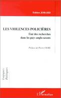 Les violences policières, État des recherches dans les pays anglo-saxons