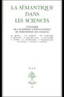 BAP n°26 - La sémantique dans les sciences