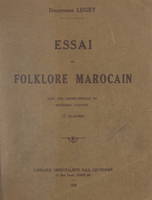 Essai de folklore marocain