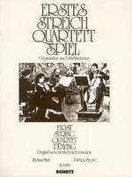 1. Streichquartettspiel, Original movement from 300 years ago. string quartet. Partition.
