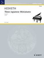 Three japanese miniatures, For piano