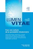 Pour une culture de la synodalité missionnaire, revue Lumen Vitae 2021-4, vol 76