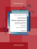 Vol. XII, Kleines Hauskonzert, Zwölf Stu¨cke fu¨r verschiedene Instrumente und Gesang. Vol. XII. soprano, piano, string quartet. Jeu de parties de cordes.