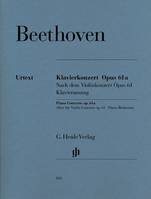 Piano Concerto Op.61a After The Violin Concerto