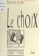 Le choix du comité de lecture : 1995-1996