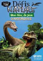 Défis nature - blocs jeux Bloc jeux - Défis nature - Les dinosaures - 7+