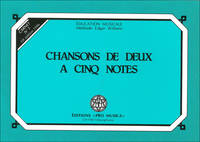 Chansons de deux à cinq notes, carnet n° 1