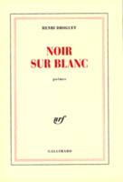 Noir sur blanc, poèmes