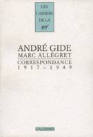 Cahiers André Gide., 19, Correspondance, (1917-1949)