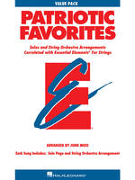 Patriotic Favorites for Strings, Value Pak - 24 part books, conductor score and CD