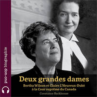 Deux grandes dames, Bertha Wilson et Claire L’Heureux-Dubé à la Cour suprême du Canada