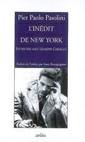INEDIT DE NEW YORK (L'), entretien avec Giuseppe Cardillo