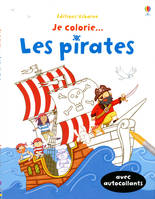 Je colorie... les pirates - avec autocollants