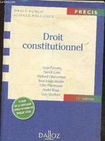 Droit constitutionnel - 11e édition 2008.