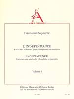 Independance, Vibraphone Ou Marimba-Vol.6- - Coll.Alsace Percu