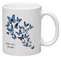 Mug Papillons Printemps Bleu