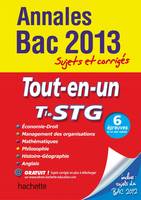 Annales 2013 Tout en un Terminale STG