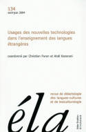 Études de linguistique appliquée - N°2/2004, Usages des nouvelles technologies dans l'enseignement des langues étrangères