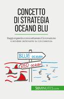 Concetto di Strategia Oceano Blu, Raggiungere il successo attraverso l'innovazione e rendere irrilevante la concorrenza