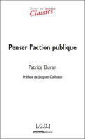 Penser l'action publique 