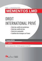 Droit international privé 2016-2017 / droit des conflits de juridictions, droit des conflits de lois, DROIT DES CONFLITS DE JURIDICTIONS, DROIT DES CONFLITS DE LOIS, DROIT DE LA NATI