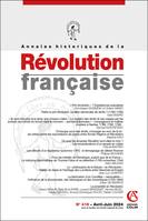 Annales historiques de la Révolution française Nº416 2/2024, Varia