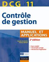 11, DCG 11 - Contrôle de gestion - 2e édition - Manuel et applications, Manuel et Applications