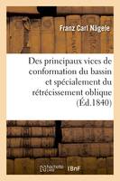 Des principaux vices de conformation du bassin et spécialement du rétrécissement oblique