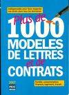 Plus de 1000 modèles de lettres et de contrats